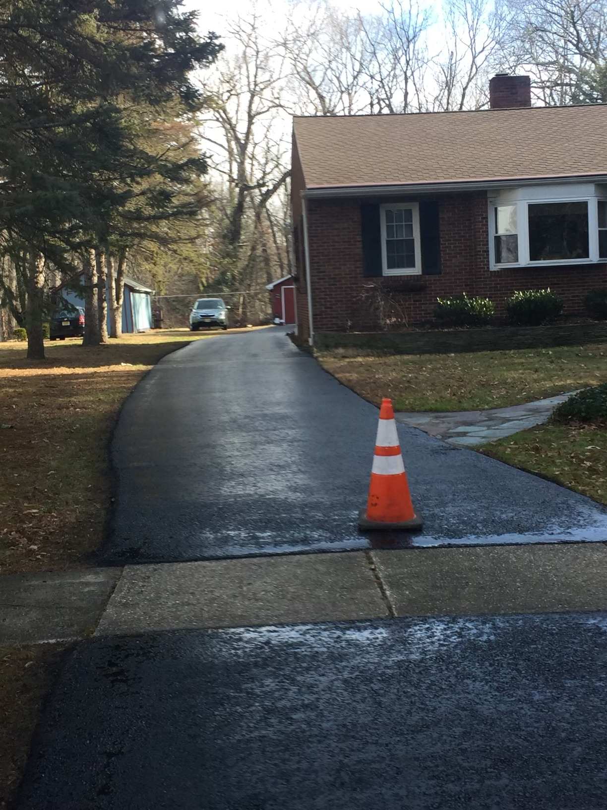 Driveway resurfacing